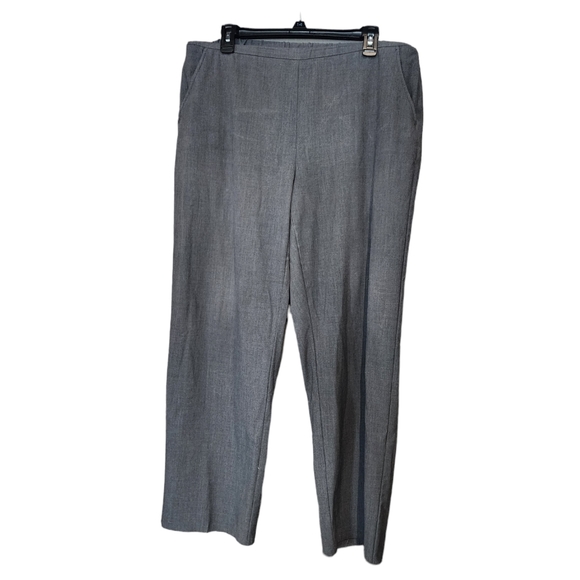 Dana Buchman dress pants / slacks | gray | 14 | elastic waist - Picture 3 of 4